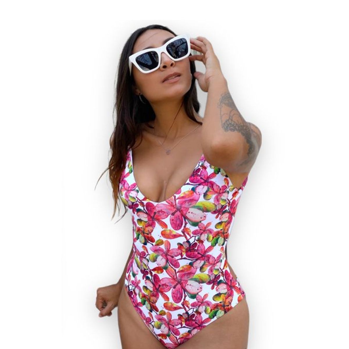 KUKUYU - Ropa de baño mujer Lola Blanco