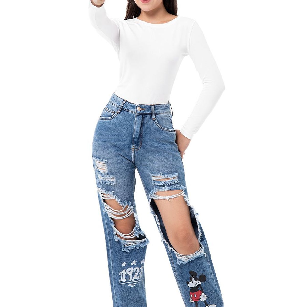 SQUEEZE - Pantalon Moda Denim Athenas_Disney Mujer