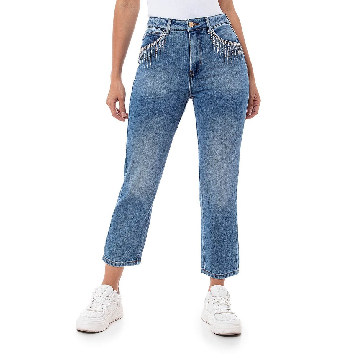 PIONIER - Pantalon Moda Denim Belim P Mujer