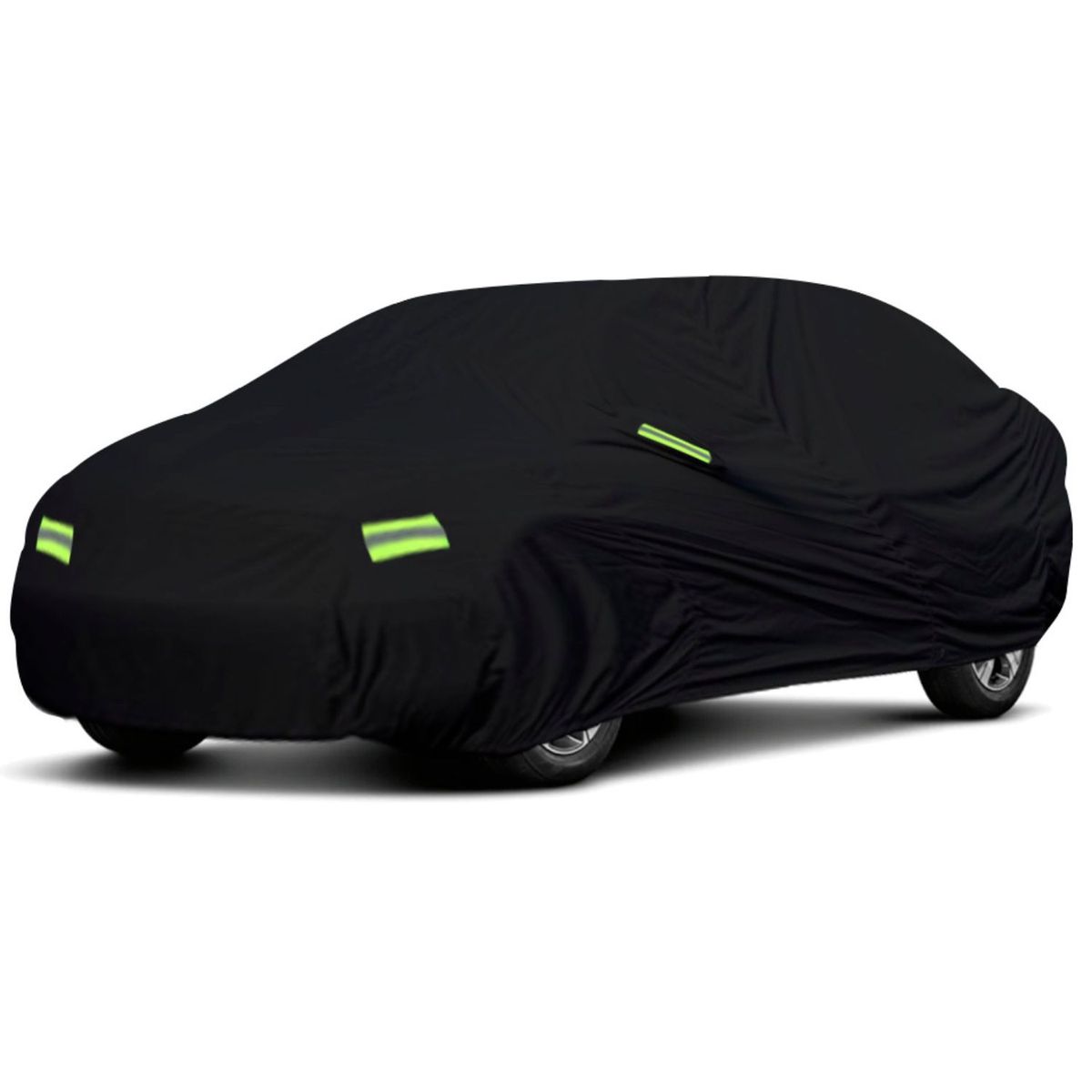 TECGO - PROTECTOR CUBIERTA COBERTOR TIPO CHEVROLET PRISMA NEGRO