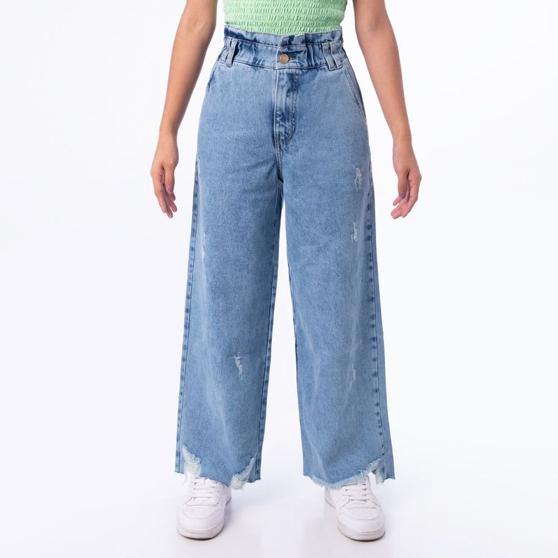 FITS ME - Pantalon Moda Denim Faidra Mujer