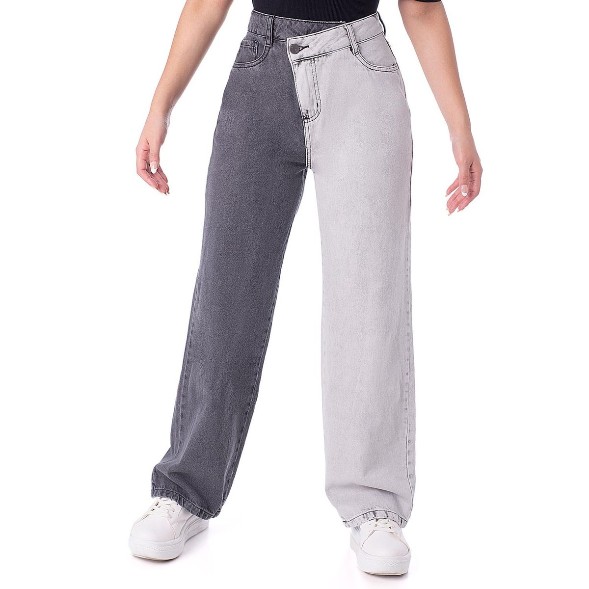 PIONIER - Pantalon Moda Denim Frila Mujer