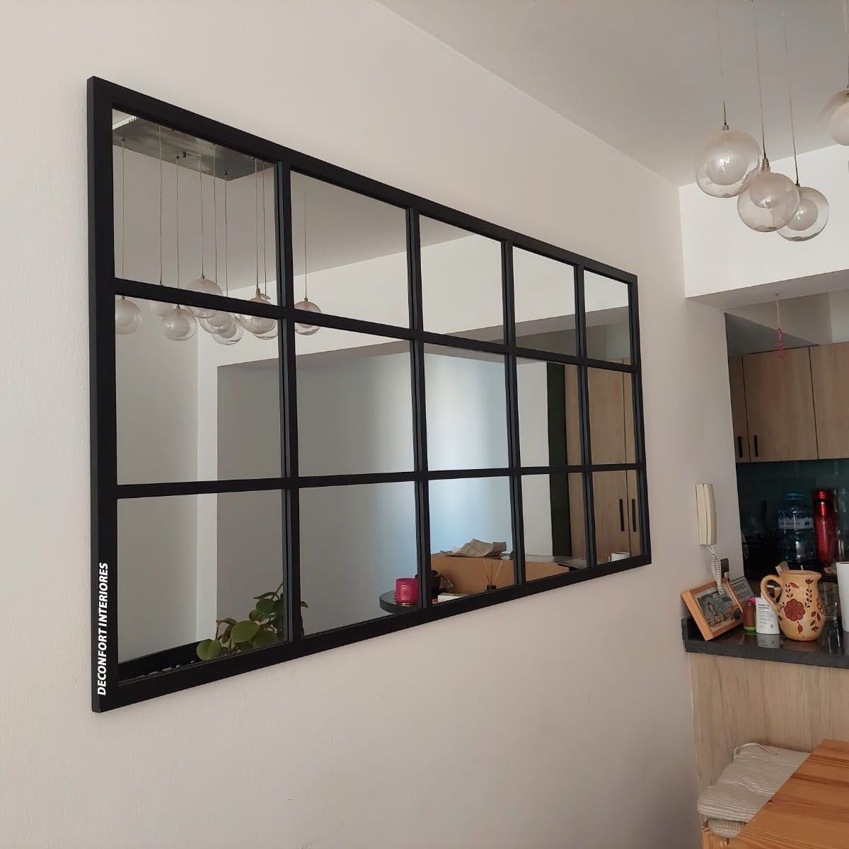 GENERICO - Espejo Industrial Ventana 180 x 90 cm