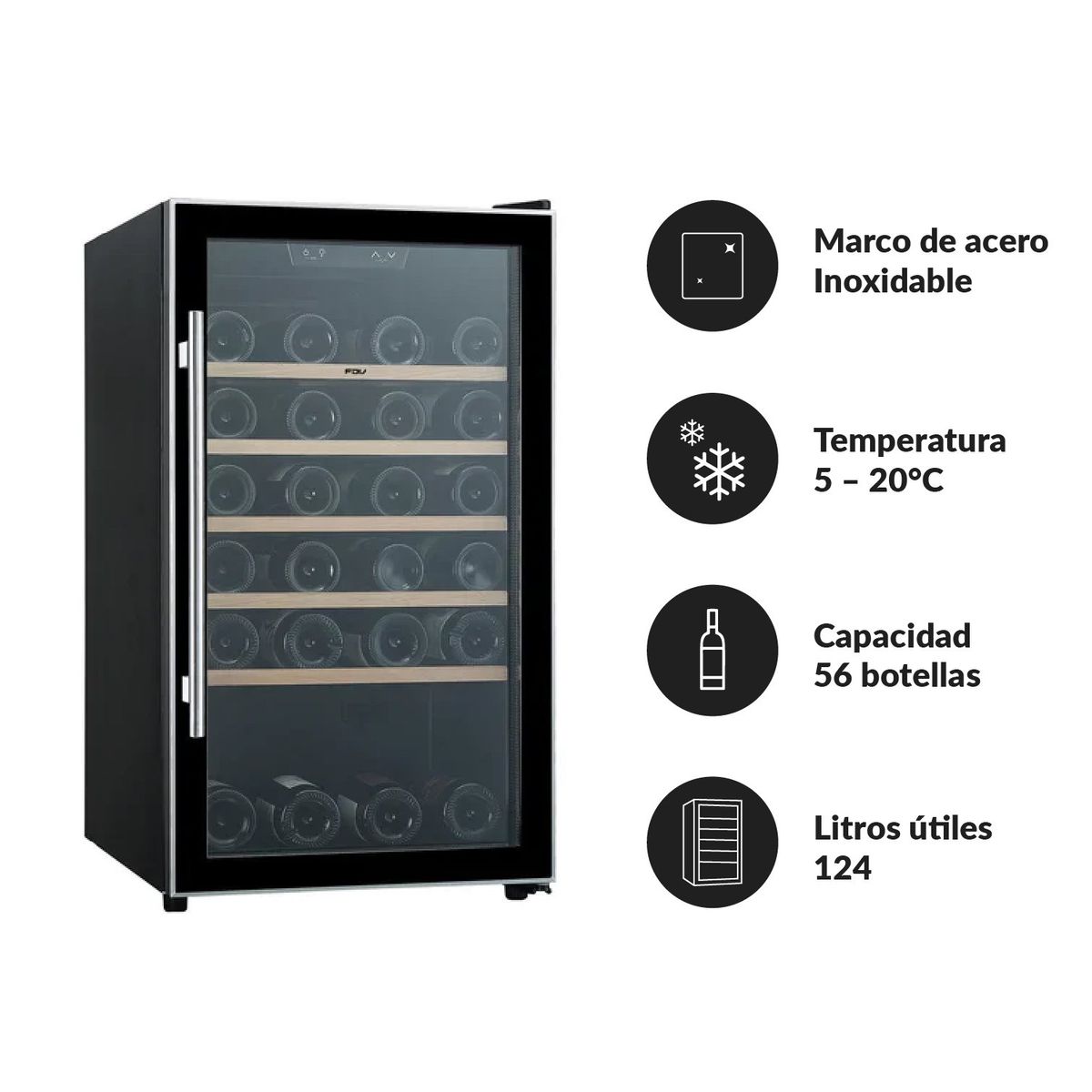 FDV - Cava de Vino Black 56 botellas FDV