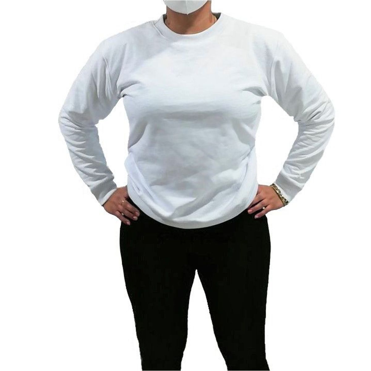 GENERICO - Polera Mujer Nathalie Love It - Blanca