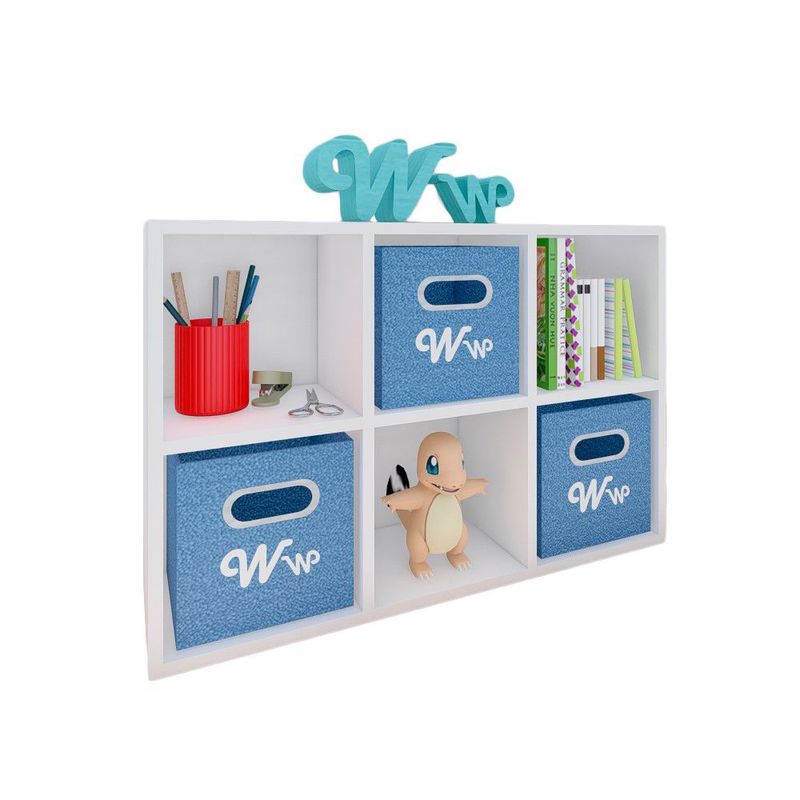 WONDER WOOD MUEBLERIA - Organizador Juguetero Montessori Wonder Wood Muebleria de 6 Compartimientos Melamina Blanca
