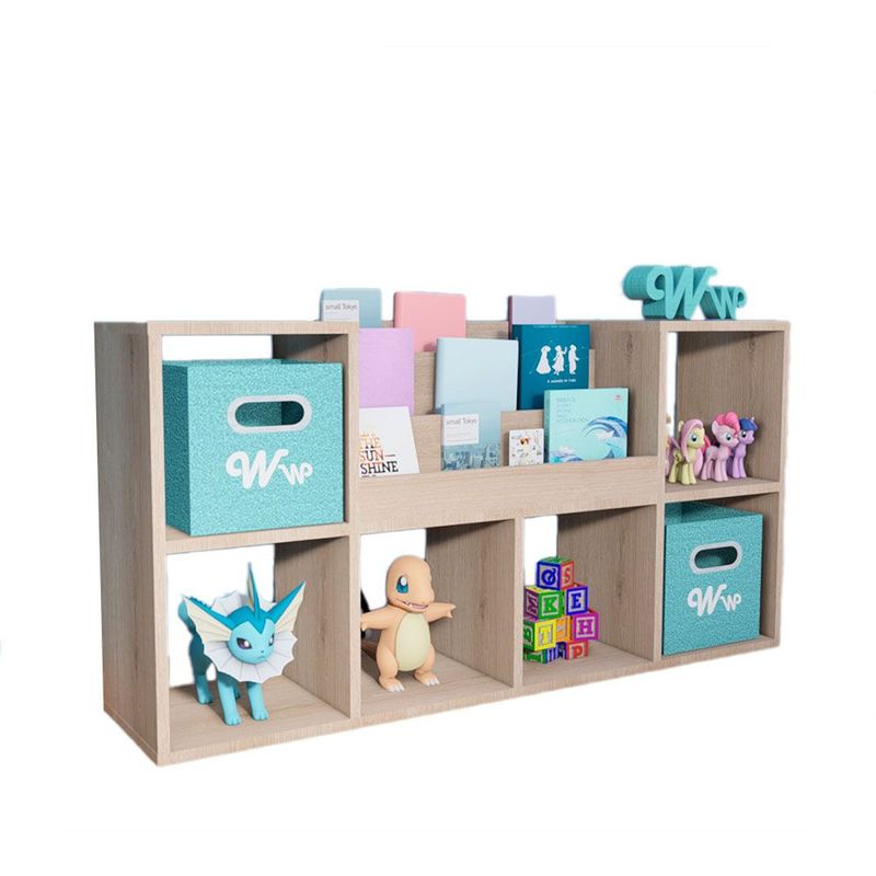 WONDER WOOD MUEBLERIA - Organizador Juguetero Lu Wonder Wood Muebleria con Portacuentos Natural