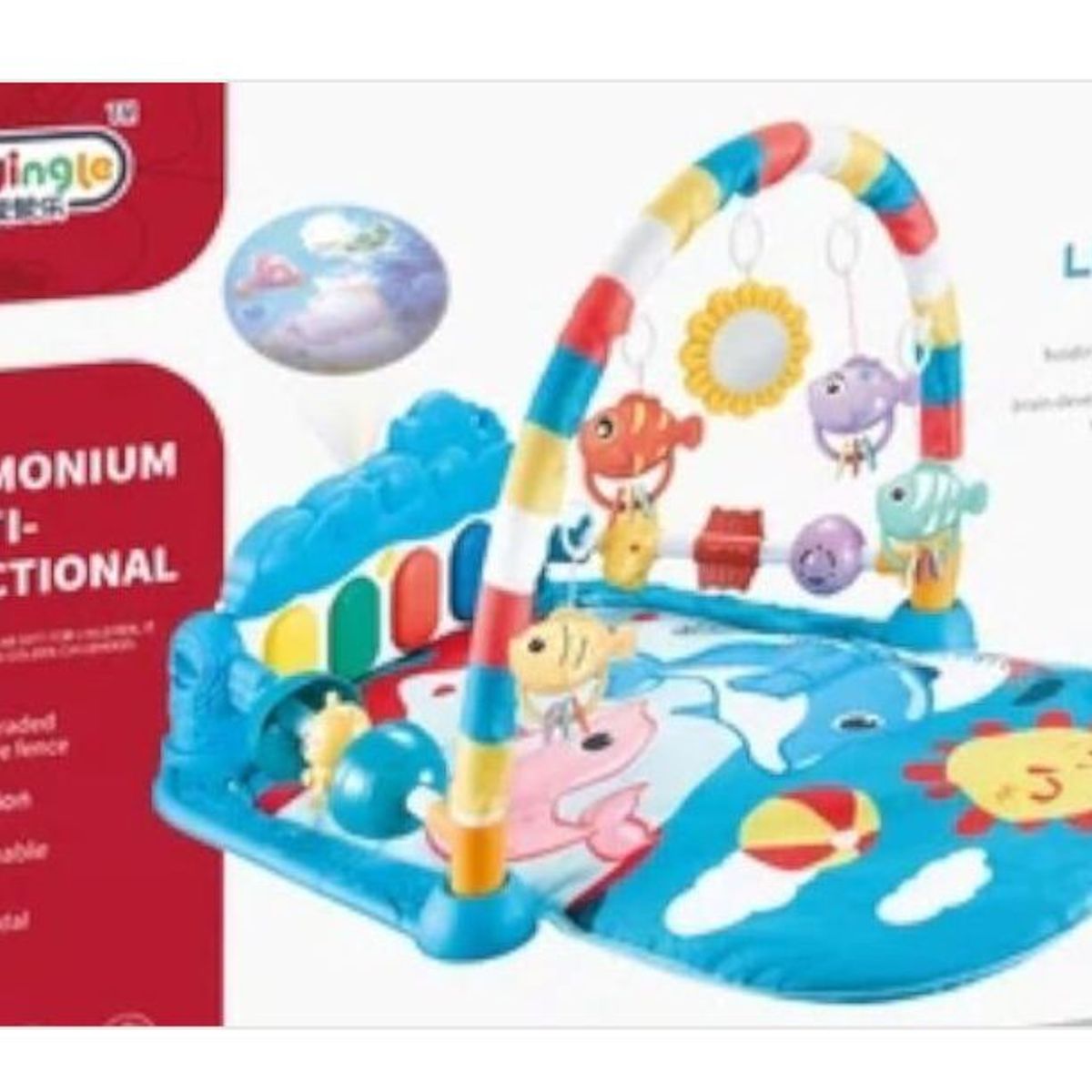 GENERICO - Gimnasio Marino Bebe Multifuncional Musical con Proyector