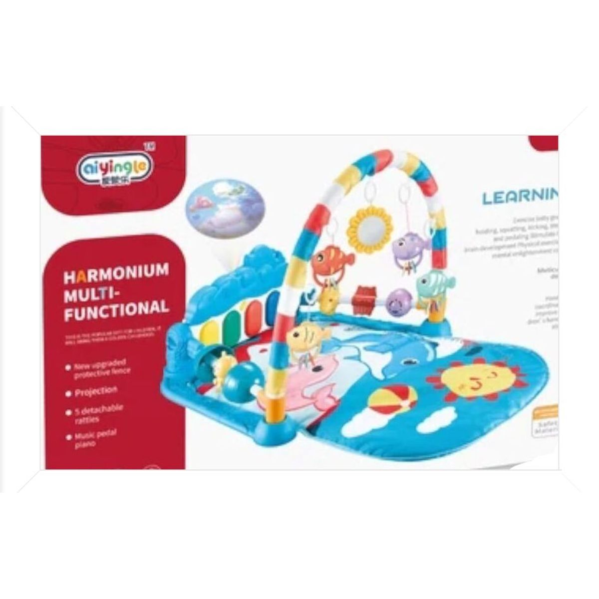 GENERICO - Gimnasio Marino Bebe Multifuncional Musical con Proyector