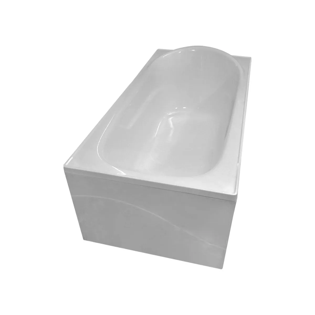 GENERICO - TINA BAÑERA NEVADA PORTABLE COLOR BLANCO 1.80