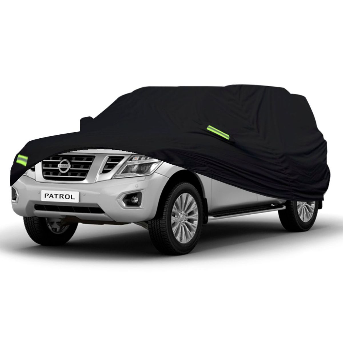 TECGO - PROTECTOR CUBIERTA FUNDA COBERTOR TIPO NISSAN PATROL NEGRO