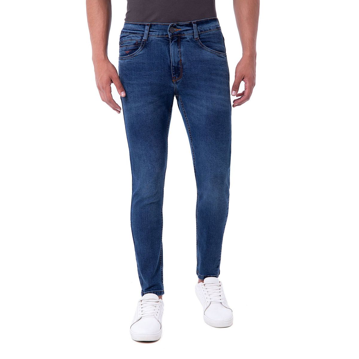 PIONIER - Pantalon Moda Denim Stretch Calixtho Hombre