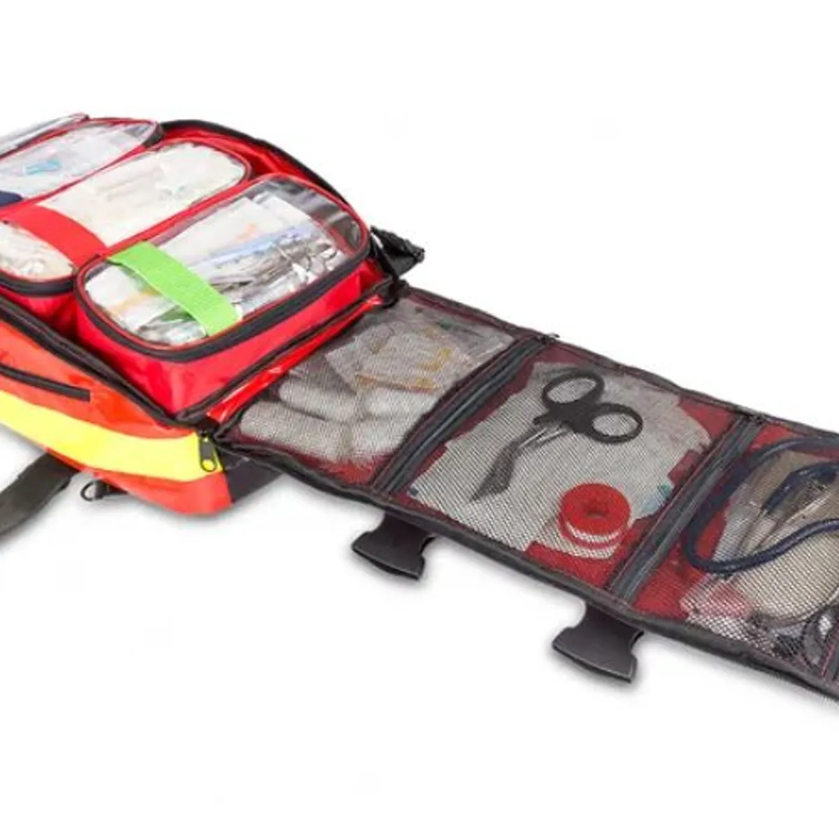 ELITE BAGS - Mochila Trapezoidal para Emergencias Roja
