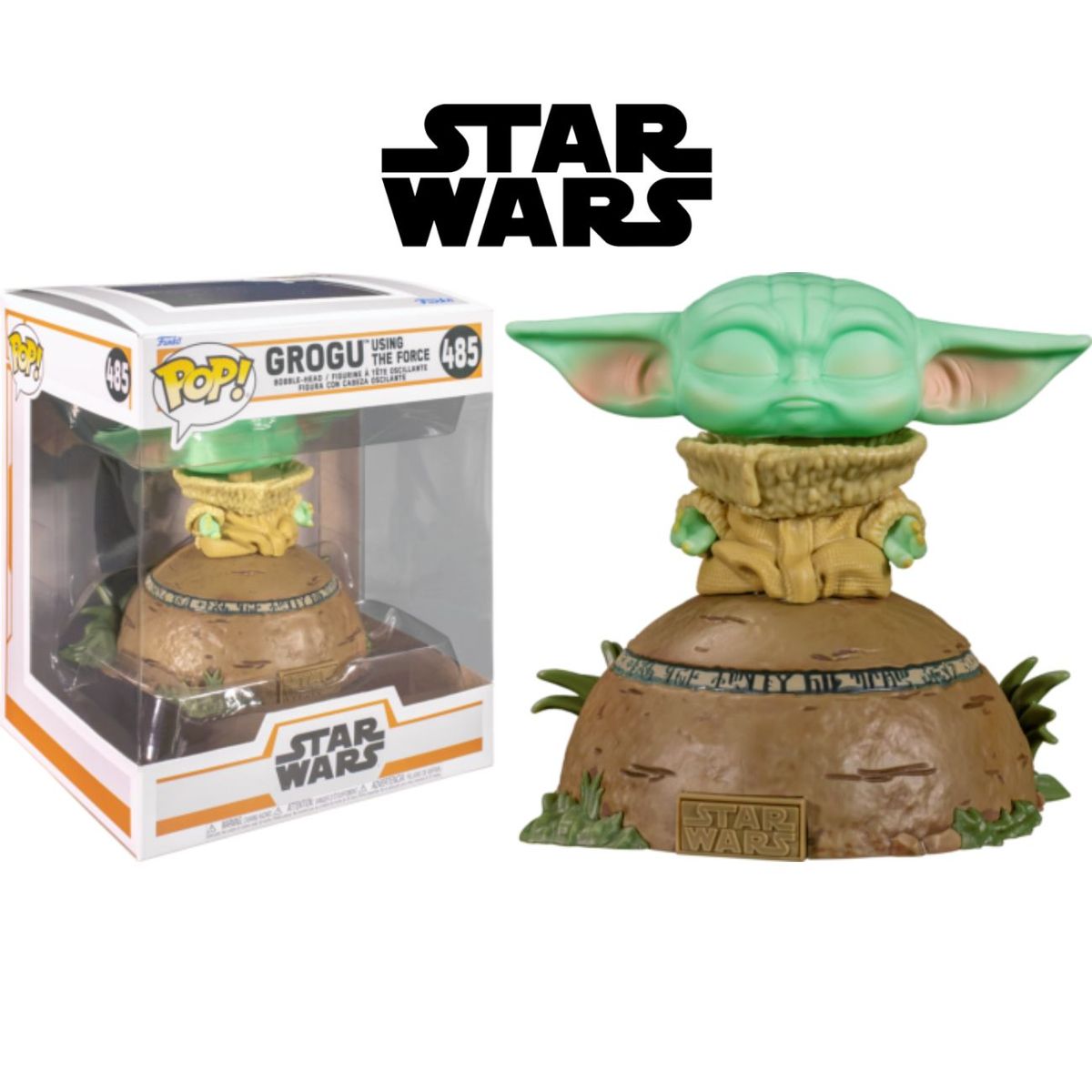 FUNKO - Funko Deluxe The Child Using the Force - Grogu Mandalorian
