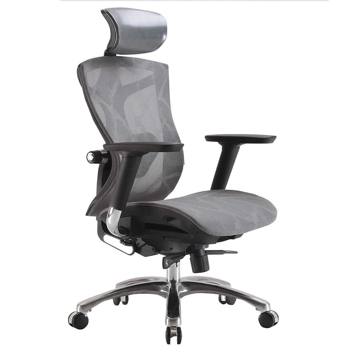 DECORPLAS - Silla Giratoria Ergonomica Presidente New York Color Grey