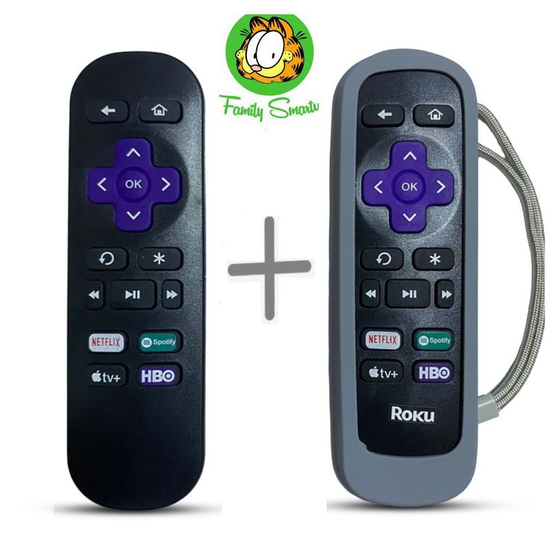 GENERICO - Control Remoto Roku Express Premiere Plus 4k Ultra  Funda Plomo