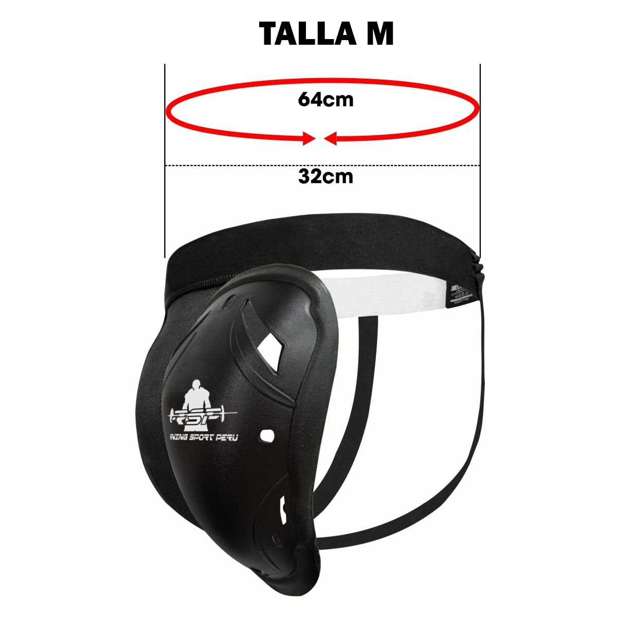 MUTH - Protector Inguinal Ingle o Genital Artes Marciales Talla M