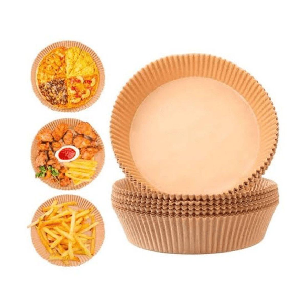 GENERICO - Papel antiadherente  para Hornear Desechable para freidora