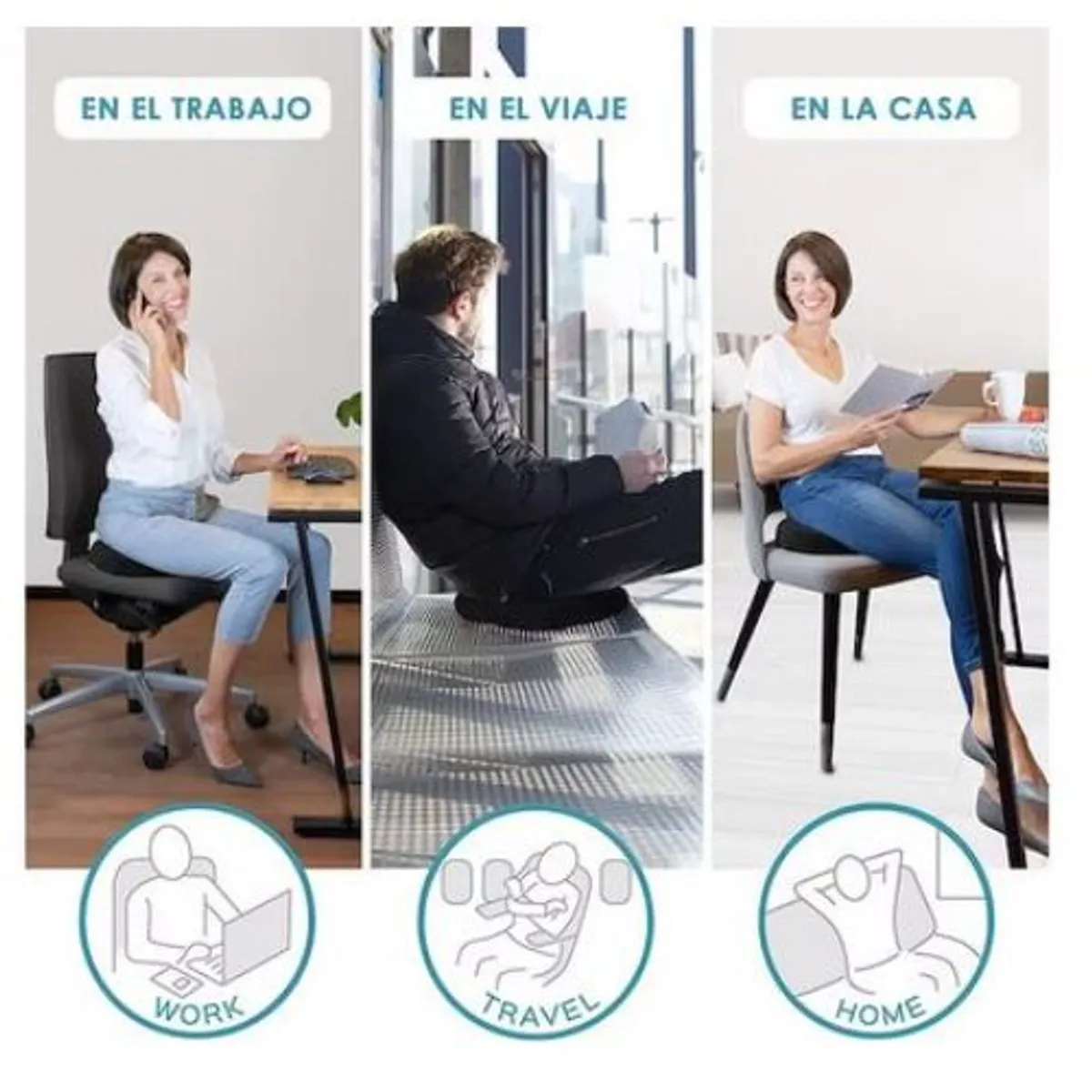 GENERICO - COJÍN PICARÓN VISCOELASTICO CON GEL Y FUNDA