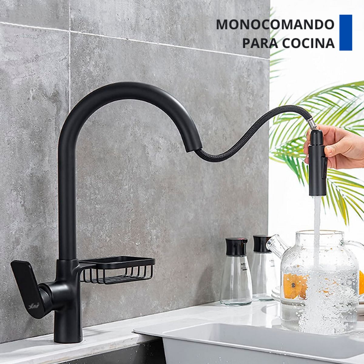 XM - MEZCLADORA DE COCINA EXTRAÍBLE NEGRO MC0108601