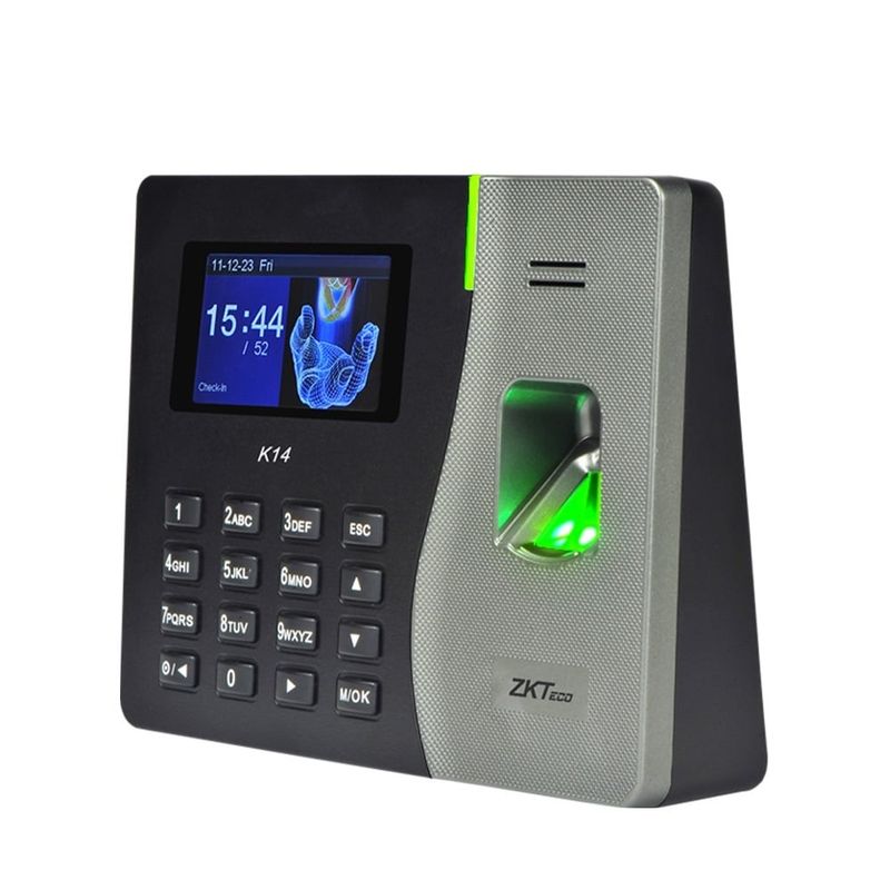 ZKTECO - Zkteco K14 PRO Reloj Control de asistencia Biométrico por Huella y tarjeta