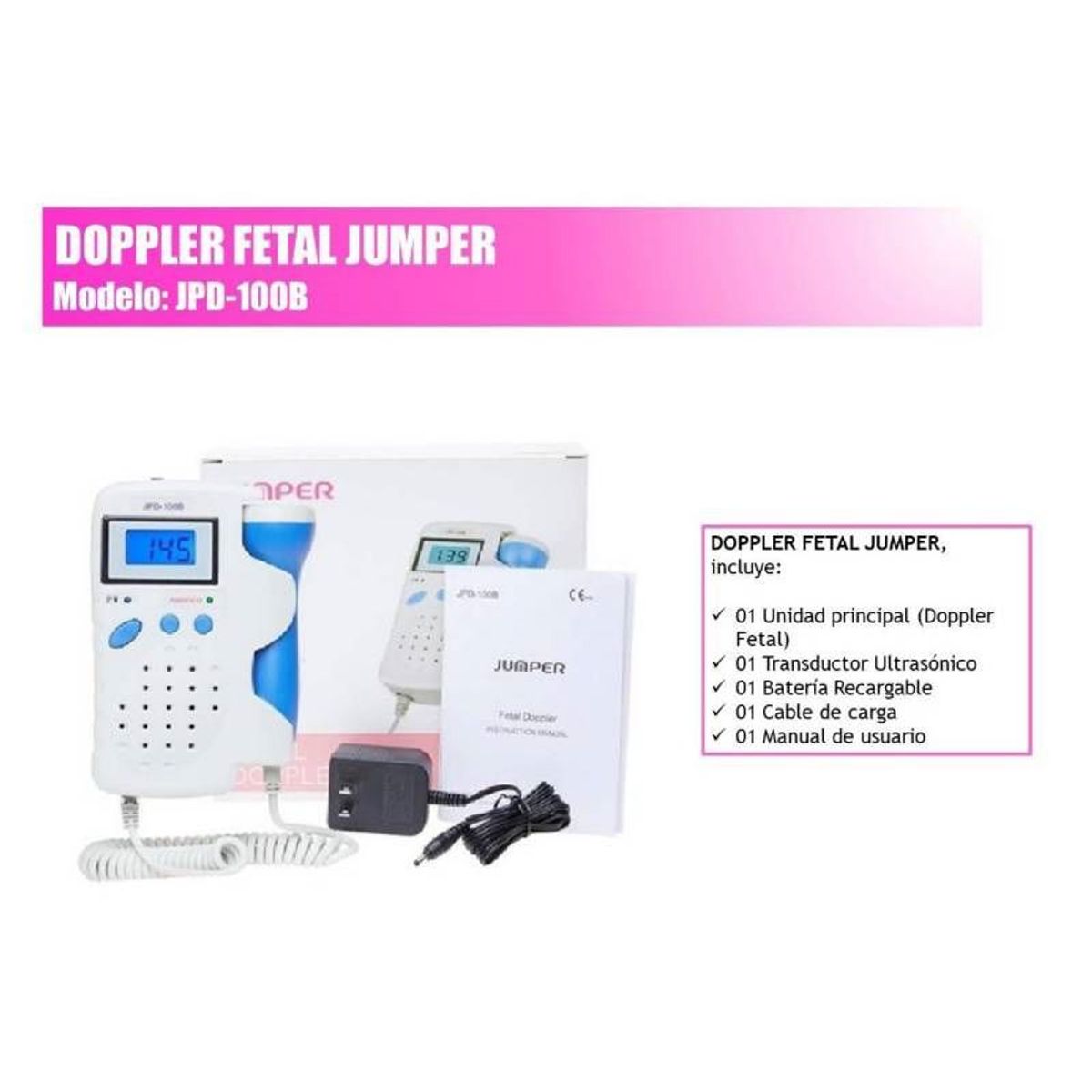 JUMPER - DOPPLER FETAL JUMPER - MONITOR CARDIACO PRENATAL