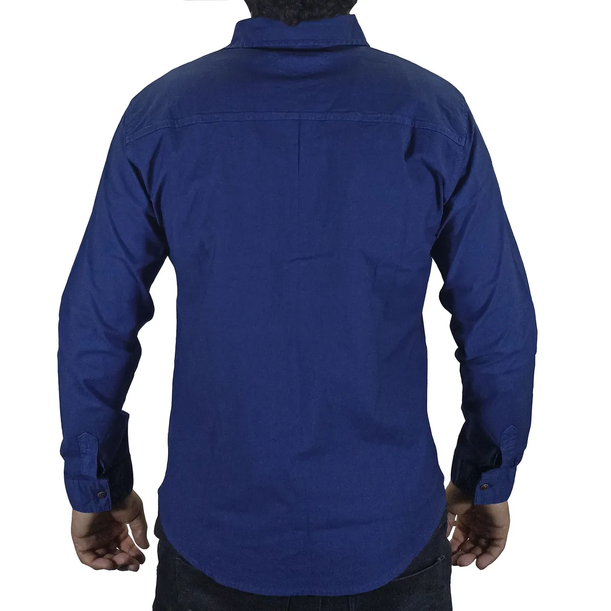 GENERICO - Camisa Drill Hombre - Azul.