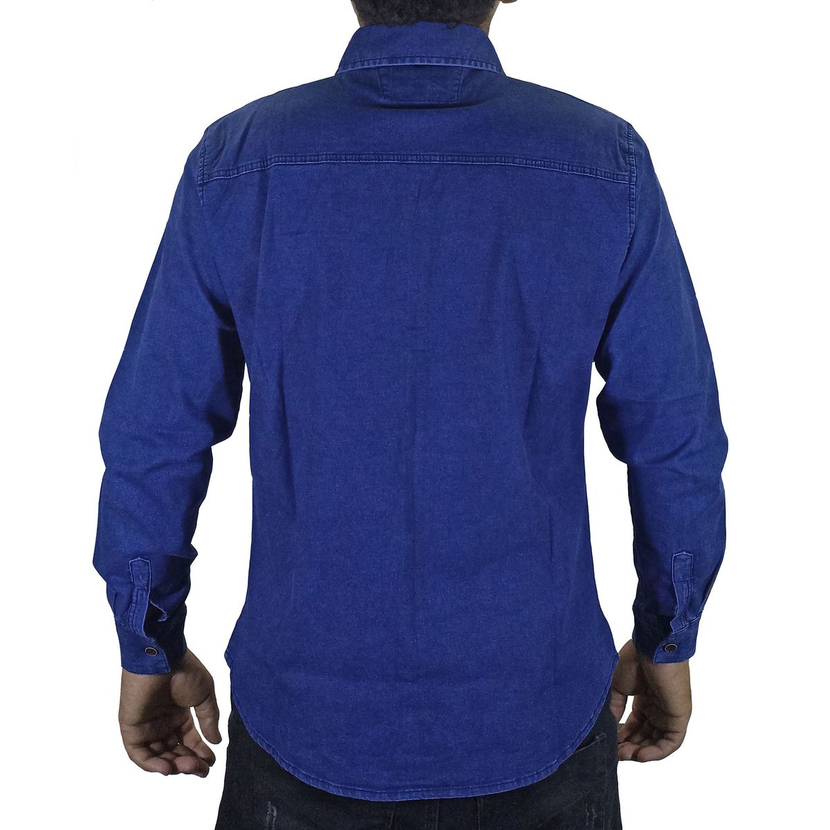 GENERICO - Camisa Drill Hombre - Azulino.