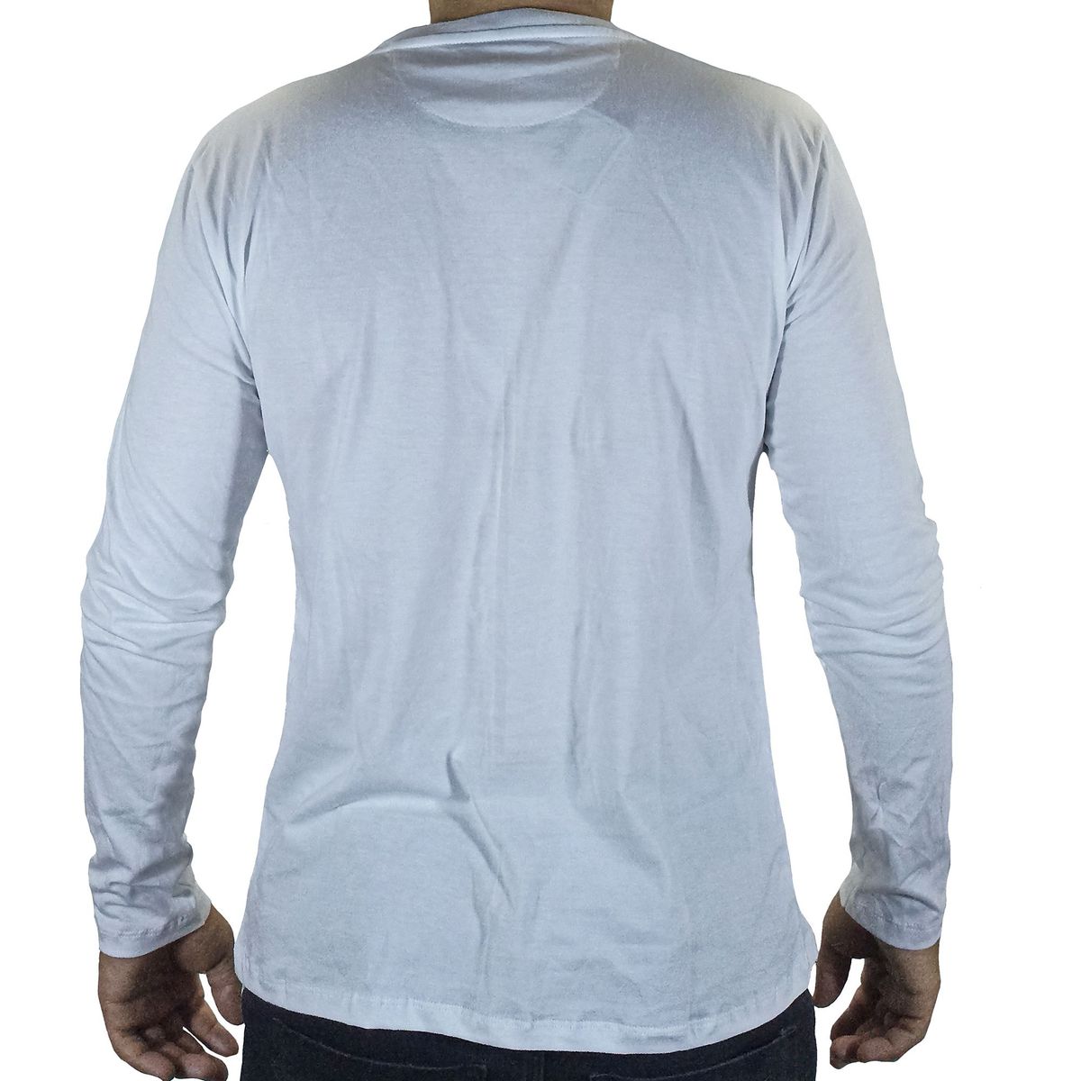 GENERICO - Polo Hombre Manga Larga - Blanco.