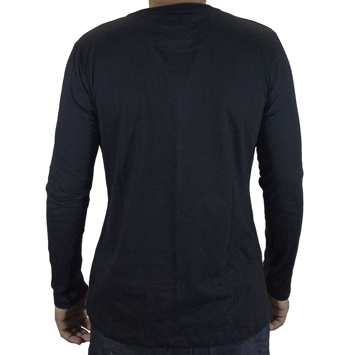 GENERICO - Polo Hombre Manga Larga - Negro.