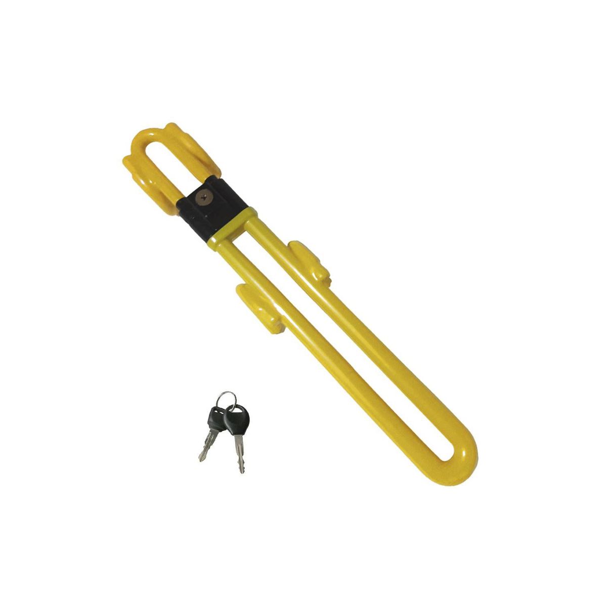 GENERICO - SEGURO DE TIMON  TRABA VOLANTE ANTIRROBO PARA  VEHICULOS