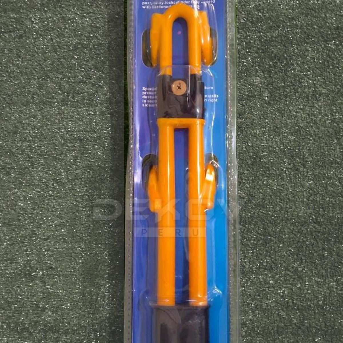 GENERICO - SEGURO DE TIMON  TRABA VOLANTE ANTIRROBO PARA  VEHICULOS