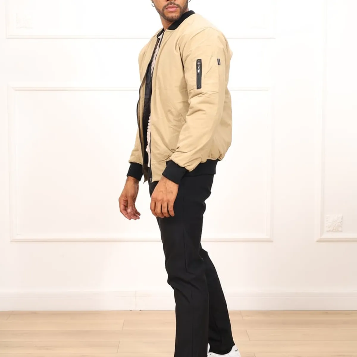 DM DEXMEN - Casaca dexmen bomber jacket Beige