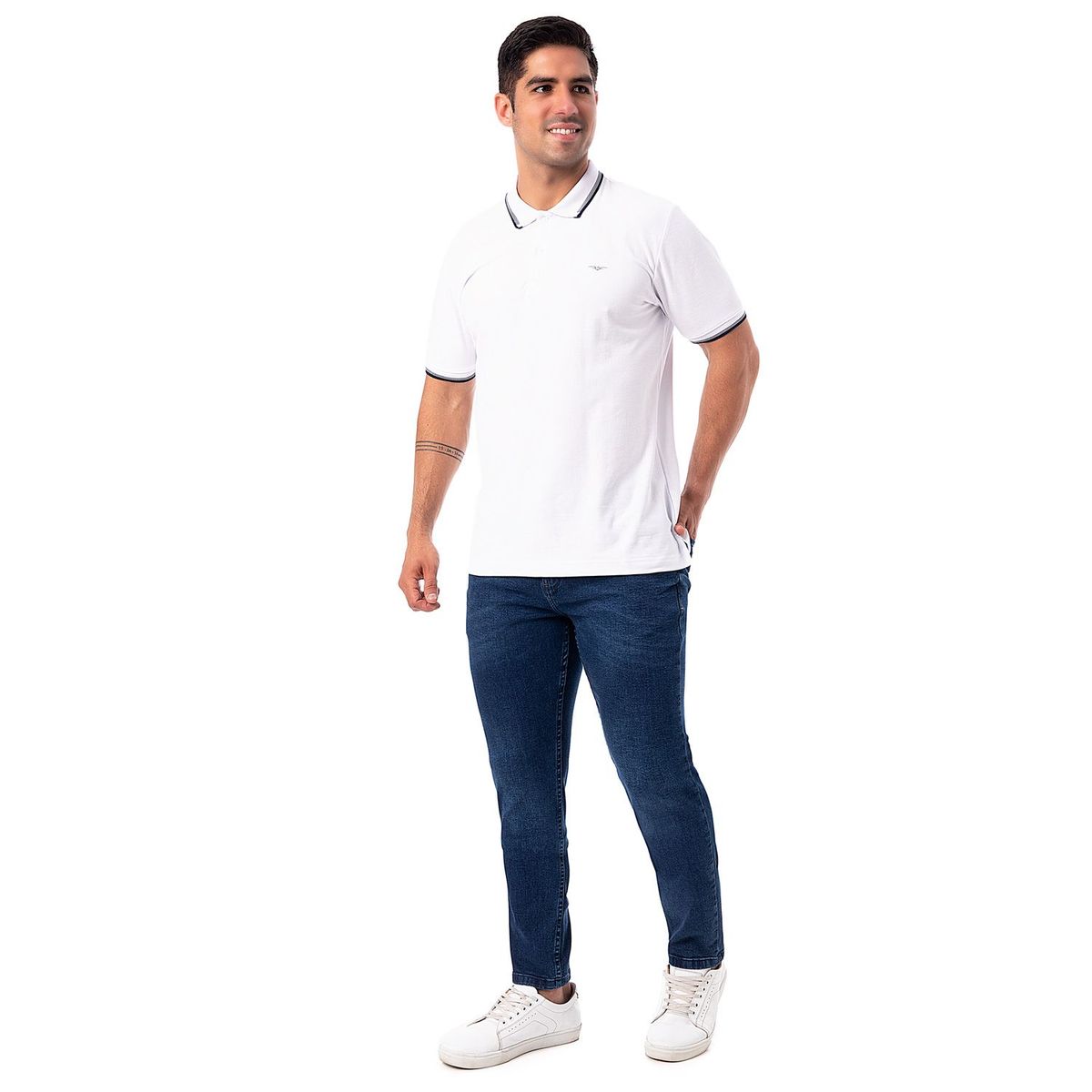 PIONIER - Pantalon Moda Denim Stretch Kristow Hombre