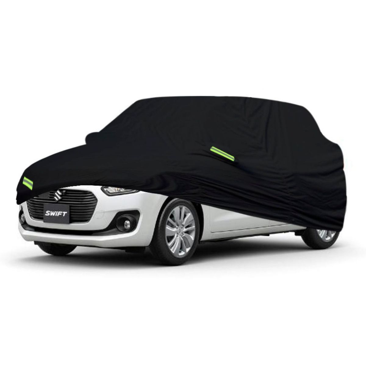 TECGO - PROTECTOR FUNDA COBERTOR TIPO SUZUKI SWIFT HATCHBACK NEGRO