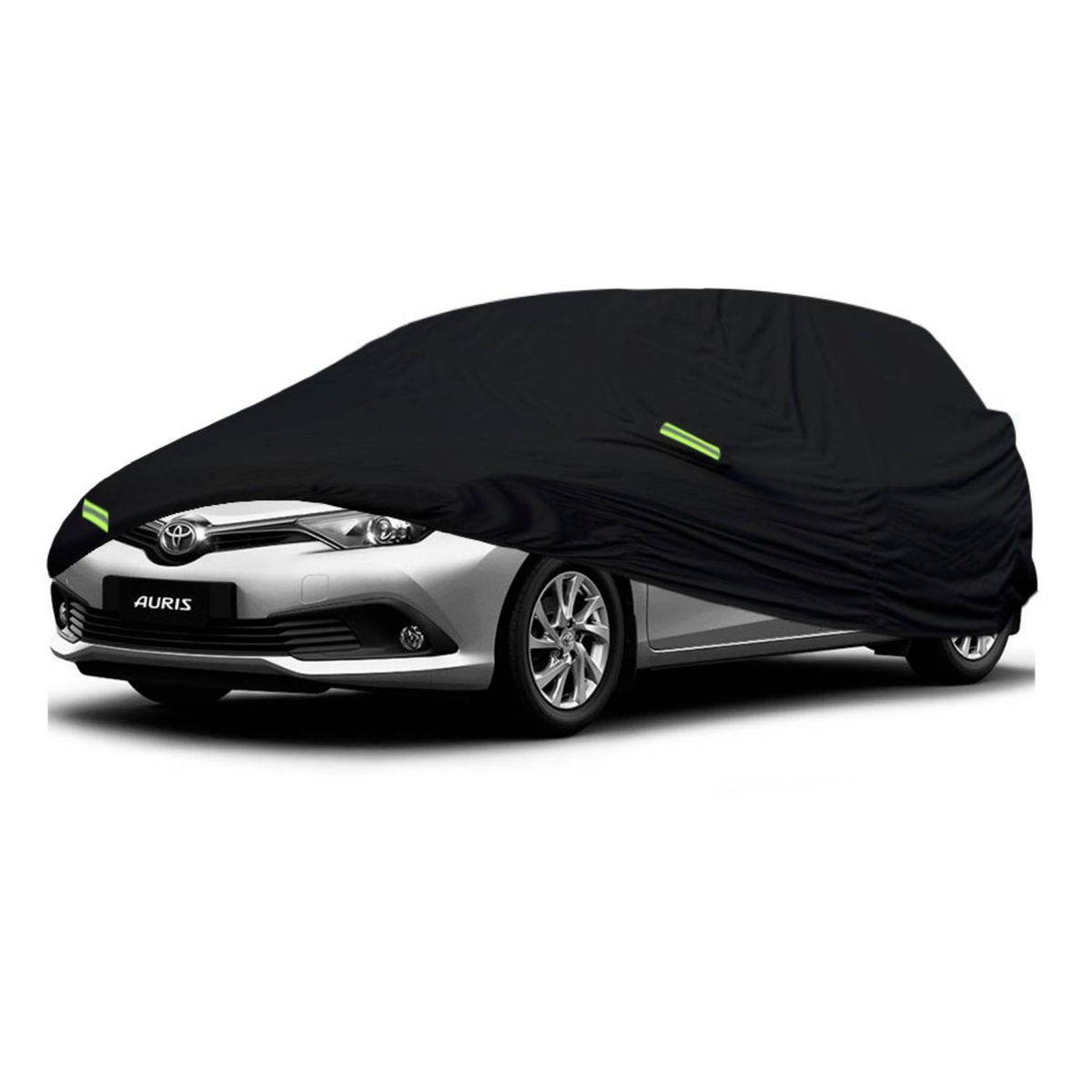 TECGO - PROTECTOR FUNDA COBERTOR TIPO TOYOTA AURIS HATCHBACK NEGRO