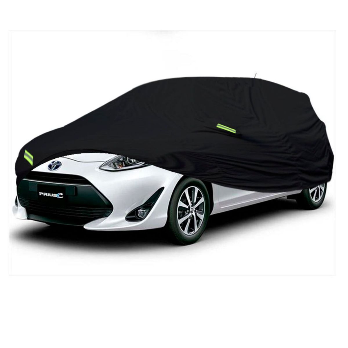 TECGO - PROTECTOR FUNDA COBERTOR TIPO TOYOTA PRIS C HATCHBACK NEGRO