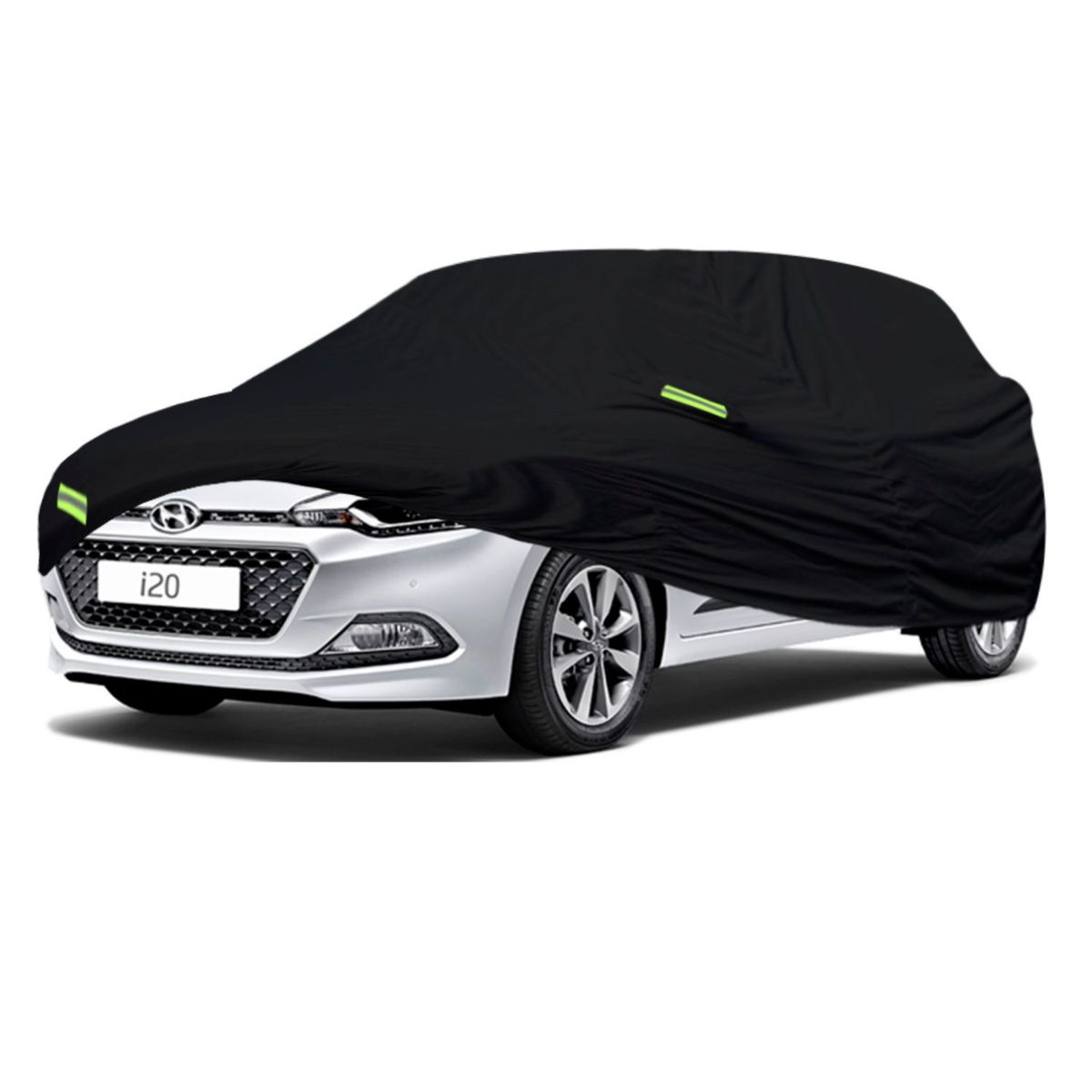 TECGO - PROTECTOR CUBIERTA COBERTOR TIPO HYUNDAI I20 HATCHBACK NEGRO