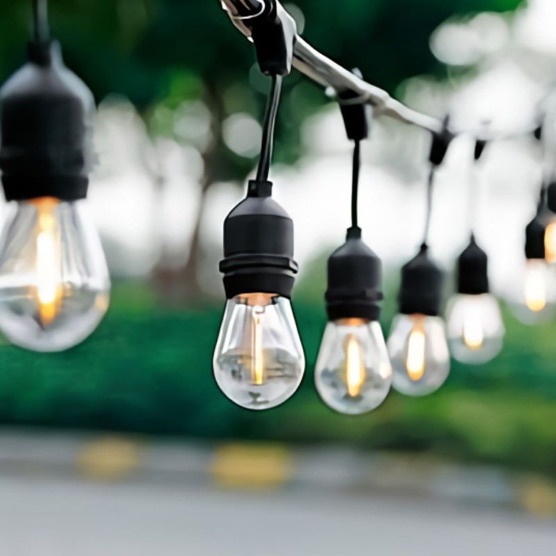 GENERICO - Luces Guirnaldas Vintage 20 Focos Por 10 Metro. Oferta