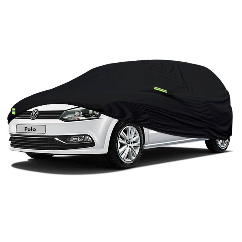 TECGO - PROTECTOR COBERTOR TIPO VOLKSWAGEN POLO HATCHBACK NEGRO