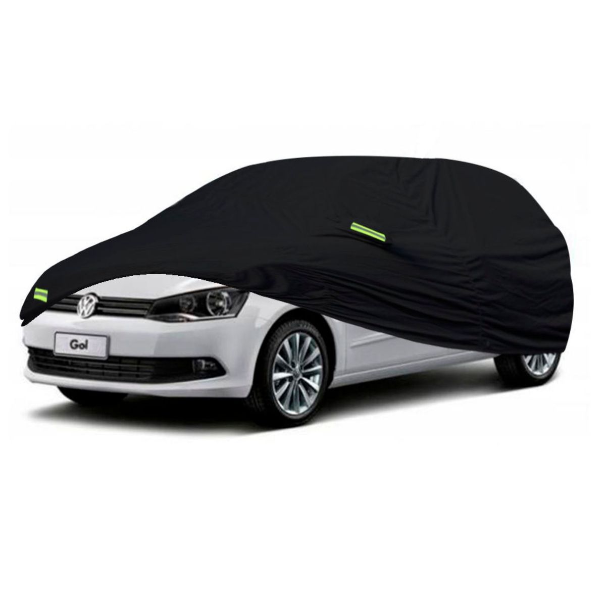 TECGO - PROTECTOR COBERTOR TIPO VOLKSWAGEN GOL HATCHBACK NEGRO