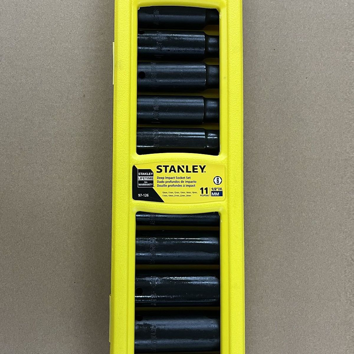 STANLEY - JGOX11PZA DADOS DE IMPACTO 1/2" MM 97-126 STANLEY