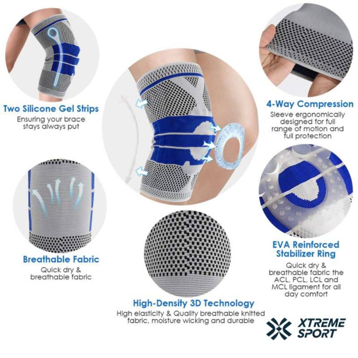 GENERICO - Rodillera con Gel de Compresión T M