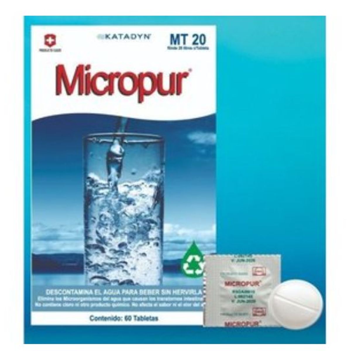 GENERICO - Pastillas purificadoras de agua - MICROPUR 10