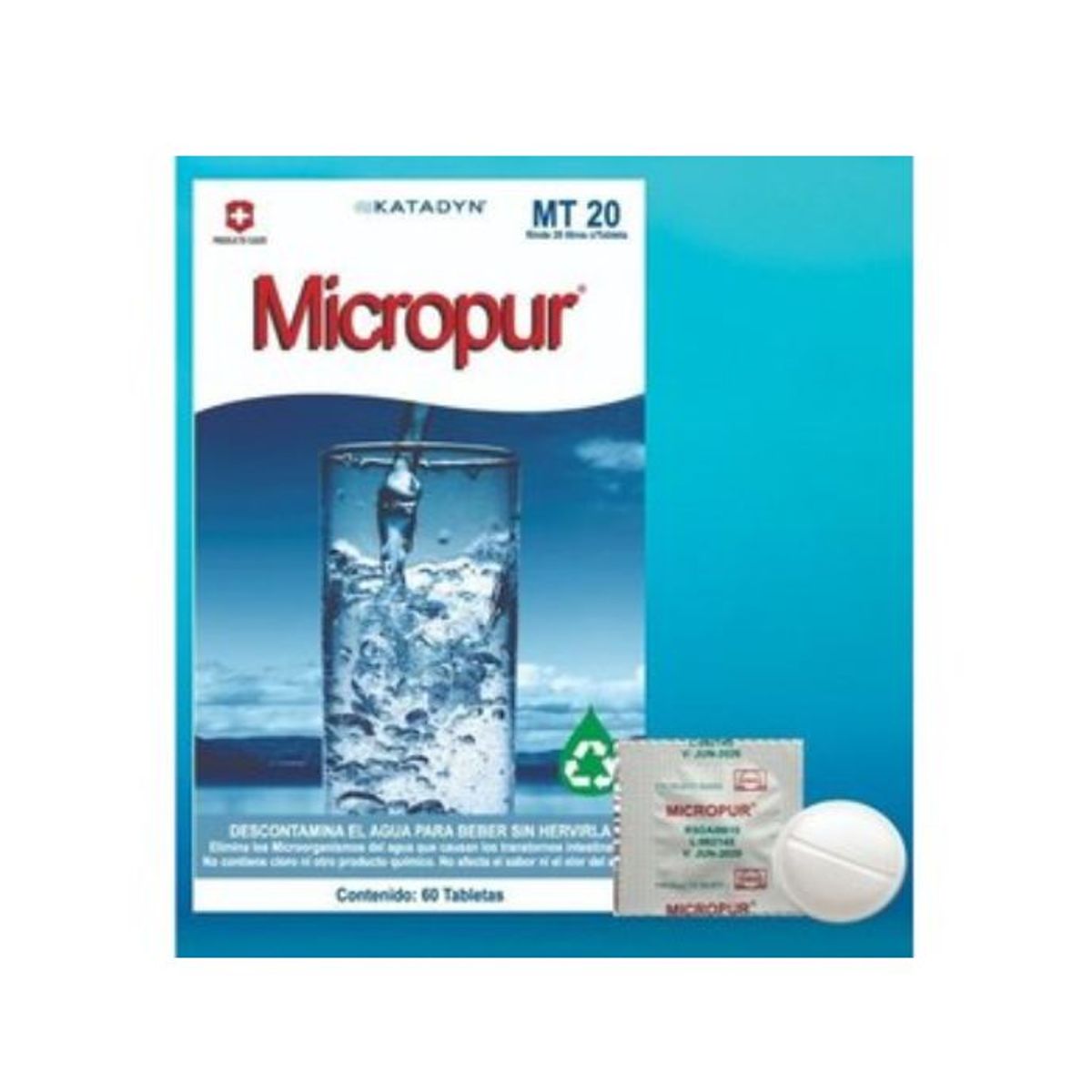 GENERICO - Pastillas purificadoras de agua - MICROPUR 3