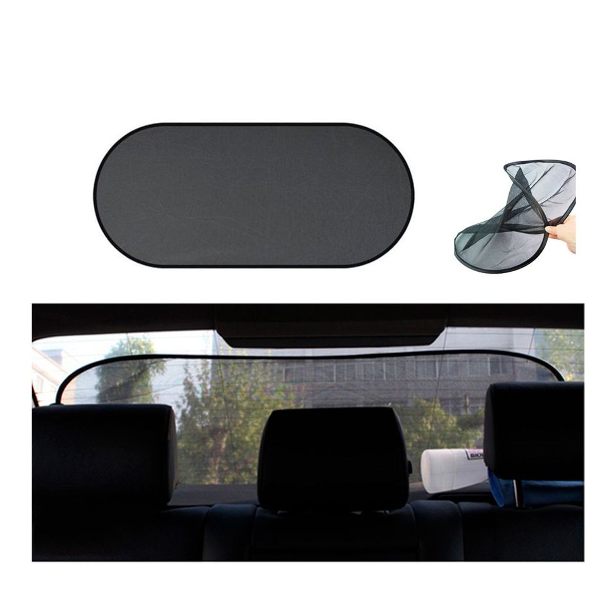 GENERICO - Tapasol de Auto kit lunas laterales y luna posterior