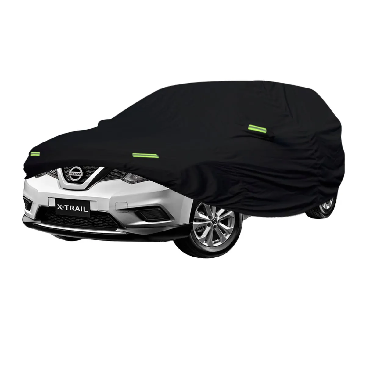 TECGO - PROTECTOR CUBIERTA FUNDA COBERTOR TIPO NISSAN X-TRAIL NEGRO