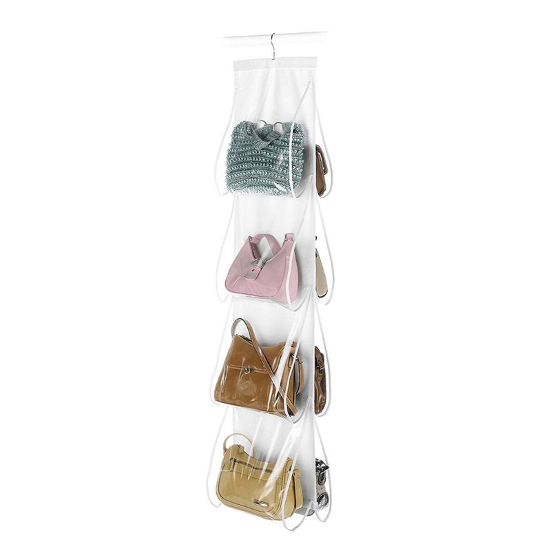 WHITMOR - Organizador de carteras colgante transparente