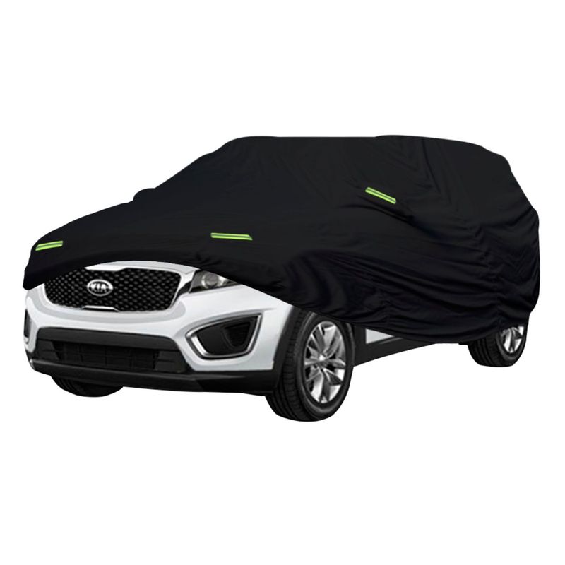 TECGO - PROTECTOR CUBIERTA FUNDA COBERTOR TIPO KIA SORENTO NEGRO