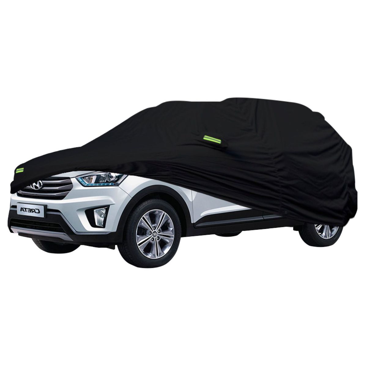 TECGO - PROTECTOR CUBIERTA FUNDA COBERTOR TIPO HYUNDAI CRETA NEGRO